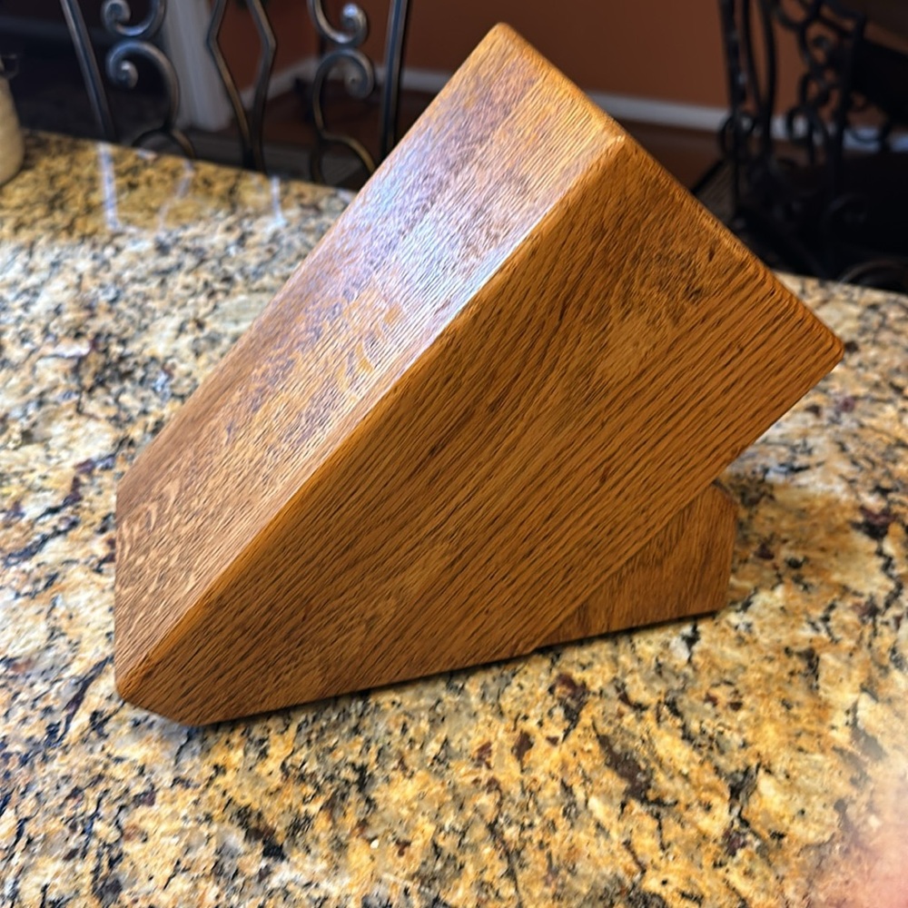 CUTCO ❤️ HOMEMAKER +8 BlOCK IN HONEY FINISH.( knives not included) - Picture 5 of 8